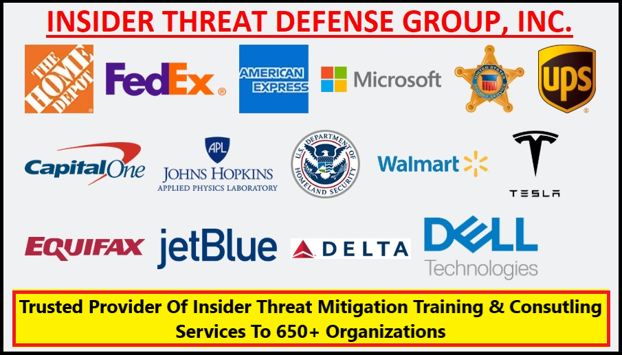 National insider threat special interest group information sharing
